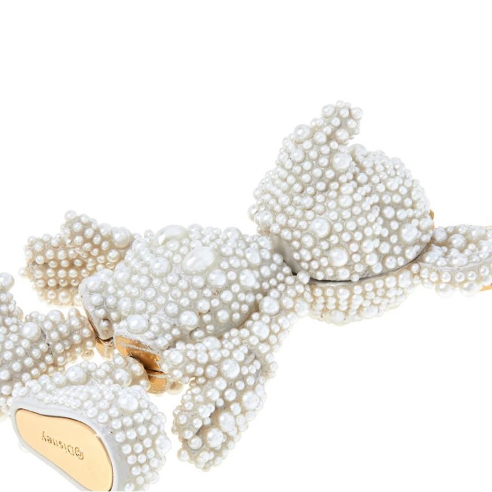 NEW BAUBLEBAR Disney Mickey Mouse Simulated Pearl Bag Charm - Picture 3 of 6